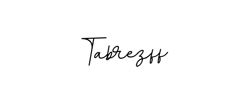 Use a signature maker to create a handwritten signature online. With this signature software, you can design (BallpointsItalic-DORy9) your own signature for name Tabrezff. Tabrezff signature style 11 images and pictures png