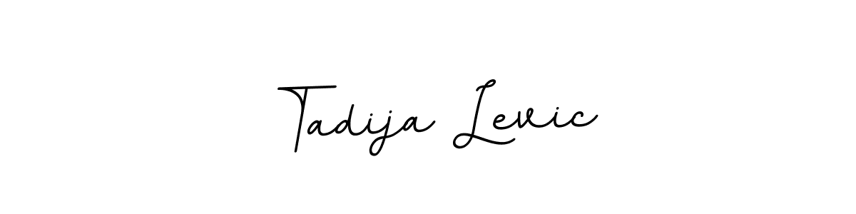 This is the best signature style for the Tadija Levic name. Also you like these signature font (BallpointsItalic-DORy9). Mix name signature. Tadija Levic signature style 11 images and pictures png