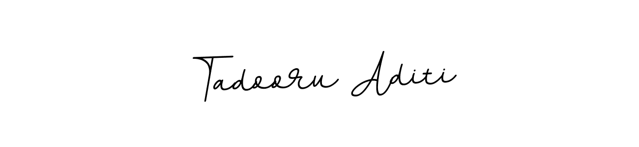 The best way (BallpointsItalic-DORy9) to make a short signature is to pick only two or three words in your name. The name Tadooru Aditi include a total of six letters. For converting this name. Tadooru Aditi signature style 11 images and pictures png