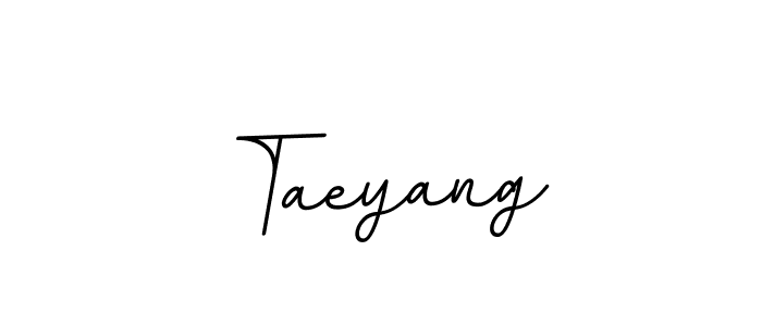 You should practise on your own different ways (BallpointsItalic-DORy9) to write your name (Taeyang) in signature. don't let someone else do it for you. Taeyang signature style 11 images and pictures png