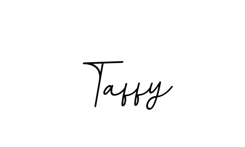 Use a signature maker to create a handwritten signature online. With this signature software, you can design (BallpointsItalic-DORy9) your own signature for name Taffy. Taffy signature style 11 images and pictures png