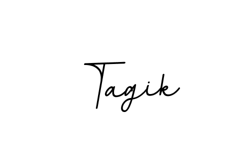 How to make Tagik name signature. Use BallpointsItalic-DORy9 style for creating short signs online. This is the latest handwritten sign. Tagik signature style 11 images and pictures png
