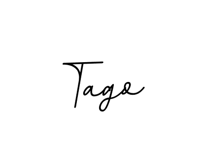 How to make Tago name signature. Use BallpointsItalic-DORy9 style for creating short signs online. This is the latest handwritten sign. Tago signature style 11 images and pictures png