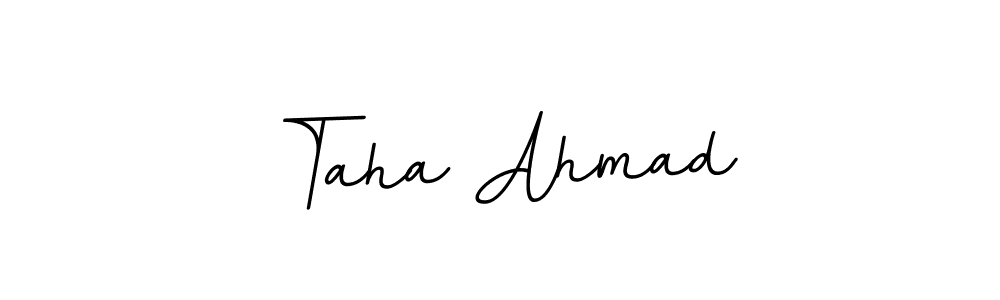 Make a beautiful signature design for name Taha Ahmad. Use this online signature maker to create a handwritten signature for free. Taha Ahmad signature style 11 images and pictures png