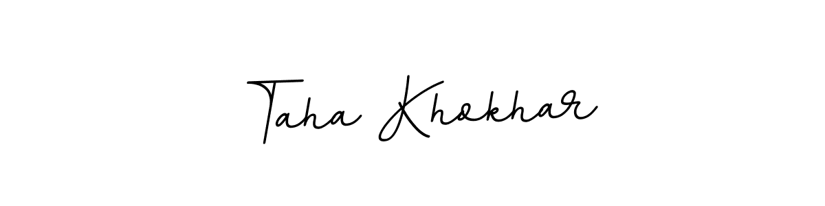 Also we have Taha Khokhar name is the best signature style. Create professional handwritten signature collection using BallpointsItalic-DORy9 autograph style. Taha Khokhar signature style 11 images and pictures png