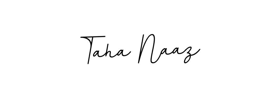 BallpointsItalic-DORy9 is a professional signature style that is perfect for those who want to add a touch of class to their signature. It is also a great choice for those who want to make their signature more unique. Get Taha Naaz name to fancy signature for free. Taha Naaz signature style 11 images and pictures png