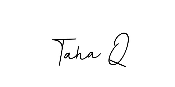 How to Draw Taha Q signature style? BallpointsItalic-DORy9 is a latest design signature styles for name Taha Q. Taha Q signature style 11 images and pictures png