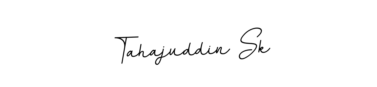 Use a signature maker to create a handwritten signature online. With this signature software, you can design (BallpointsItalic-DORy9) your own signature for name Tahajuddin Sk. Tahajuddin Sk signature style 11 images and pictures png
