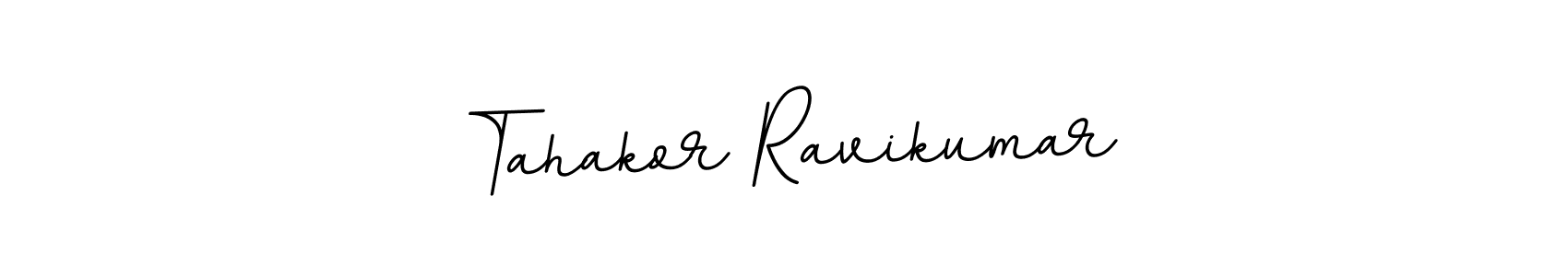 Make a beautiful signature design for name Tahakor Ravikumar. With this signature (BallpointsItalic-DORy9) style, you can create a handwritten signature for free. Tahakor Ravikumar signature style 11 images and pictures png