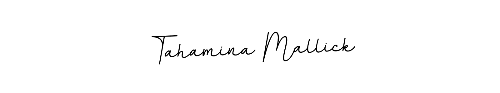 if you are searching for the best signature style for your name Tahamina Mallick. so please give up your signature search. here we have designed multiple signature styles  using BallpointsItalic-DORy9. Tahamina Mallick signature style 11 images and pictures png