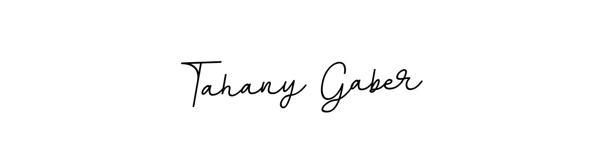 Make a beautiful signature design for name Tahany Gaber. With this signature (BallpointsItalic-DORy9) style, you can create a handwritten signature for free. Tahany Gaber signature style 11 images and pictures png