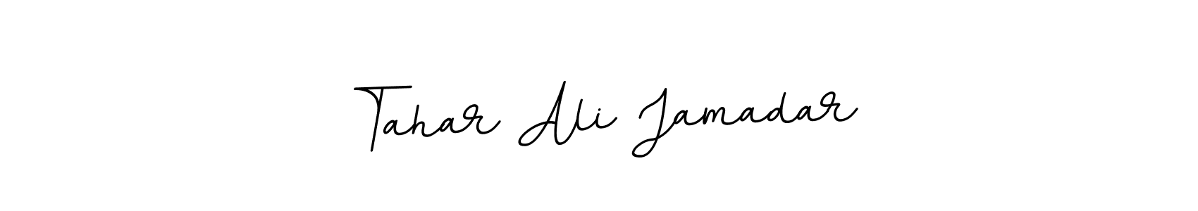 Tahar Ali Jamadar stylish signature style. Best Handwritten Sign (BallpointsItalic-DORy9) for my name. Handwritten Signature Collection Ideas for my name Tahar Ali Jamadar. Tahar Ali Jamadar signature style 11 images and pictures png