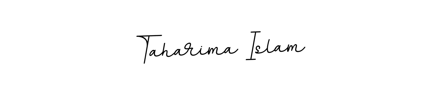 Use a signature maker to create a handwritten signature online. With this signature software, you can design (BallpointsItalic-DORy9) your own signature for name Taharima Islam. Taharima Islam signature style 11 images and pictures png