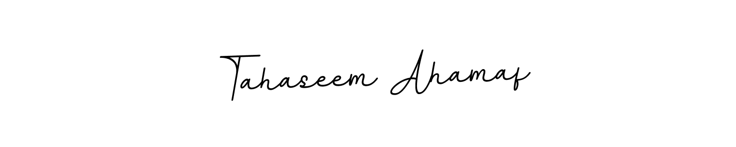 It looks lik you need a new signature style for name Tahaseem Ahamaf. Design unique handwritten (BallpointsItalic-DORy9) signature with our free signature maker in just a few clicks. Tahaseem Ahamaf signature style 11 images and pictures png