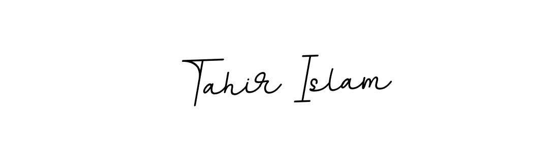 The best way (BallpointsItalic-DORy9) to make a short signature is to pick only two or three words in your name. The name Tahir Islam include a total of six letters. For converting this name. Tahir Islam signature style 11 images and pictures png