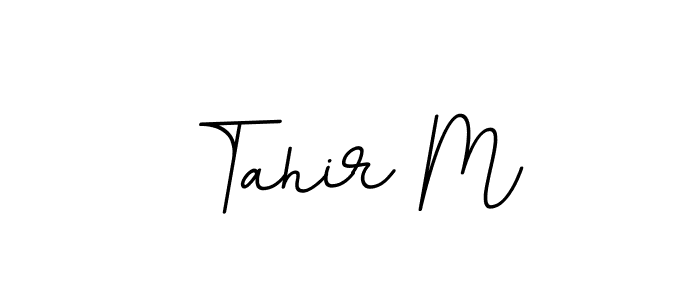if you are searching for the best signature style for your name Tahir M. so please give up your signature search. here we have designed multiple signature styles  using BallpointsItalic-DORy9. Tahir M signature style 11 images and pictures png