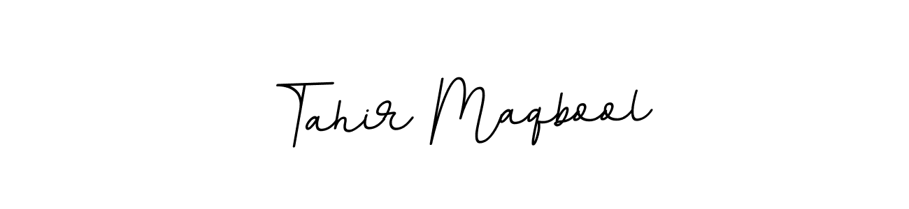 Tahir Maqbool stylish signature style. Best Handwritten Sign (BallpointsItalic-DORy9) for my name. Handwritten Signature Collection Ideas for my name Tahir Maqbool. Tahir Maqbool signature style 11 images and pictures png