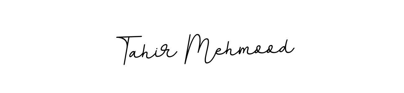 How to make Tahir Mehmood name signature. Use BallpointsItalic-DORy9 style for creating short signs online. This is the latest handwritten sign. Tahir Mehmood signature style 11 images and pictures png