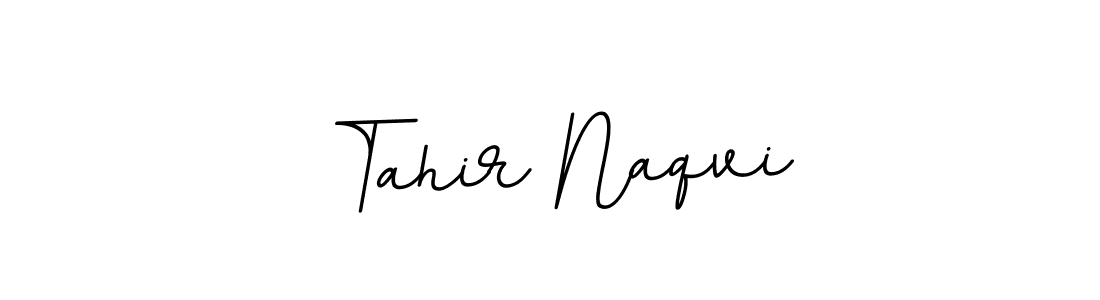 How to make Tahir Naqvi name signature. Use BallpointsItalic-DORy9 style for creating short signs online. This is the latest handwritten sign. Tahir Naqvi signature style 11 images and pictures png