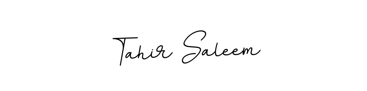 It looks lik you need a new signature style for name Tahir Saleem. Design unique handwritten (BallpointsItalic-DORy9) signature with our free signature maker in just a few clicks. Tahir Saleem signature style 11 images and pictures png