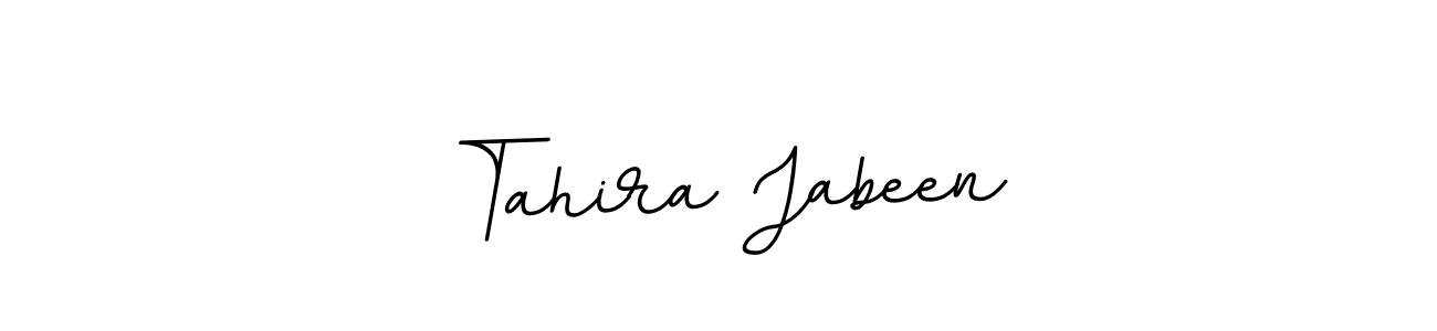 The best way (BallpointsItalic-DORy9) to make a short signature is to pick only two or three words in your name. The name Tahira Jabeen include a total of six letters. For converting this name. Tahira Jabeen signature style 11 images and pictures png
