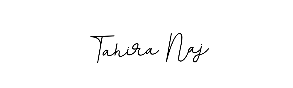 You should practise on your own different ways (BallpointsItalic-DORy9) to write your name (Tahira Naj) in signature. don't let someone else do it for you. Tahira Naj signature style 11 images and pictures png