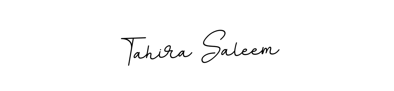 Make a beautiful signature design for name Tahira Saleem. With this signature (BallpointsItalic-DORy9) style, you can create a handwritten signature for free. Tahira Saleem signature style 11 images and pictures png