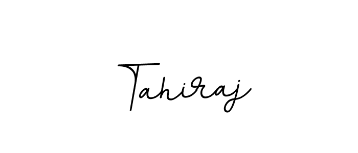 How to make Tahiraj name signature. Use BallpointsItalic-DORy9 style for creating short signs online. This is the latest handwritten sign. Tahiraj signature style 11 images and pictures png