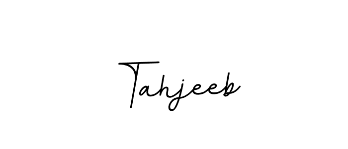 You should practise on your own different ways (BallpointsItalic-DORy9) to write your name (Tahjeeb) in signature. don't let someone else do it for you. Tahjeeb signature style 11 images and pictures png