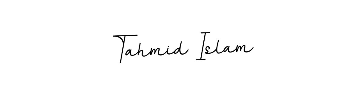 Make a beautiful signature design for name Tahmid Islam. With this signature (BallpointsItalic-DORy9) style, you can create a handwritten signature for free. Tahmid Islam signature style 11 images and pictures png