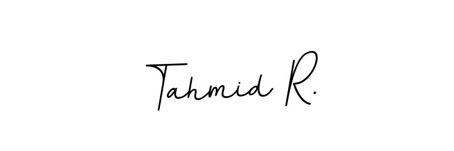 Make a beautiful signature design for name Tahmid R.. Use this online signature maker to create a handwritten signature for free. Tahmid R. signature style 11 images and pictures png