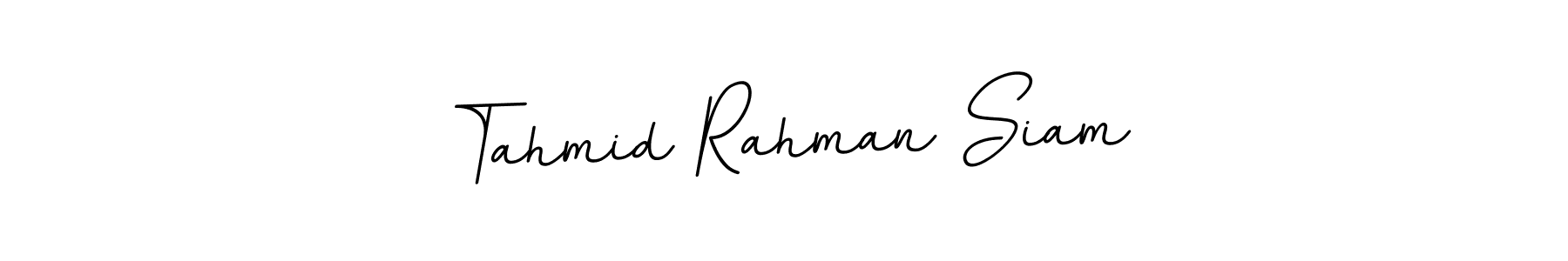 Make a beautiful signature design for name Tahmid Rahman Siam. With this signature (BallpointsItalic-DORy9) style, you can create a handwritten signature for free. Tahmid Rahman Siam signature style 11 images and pictures png