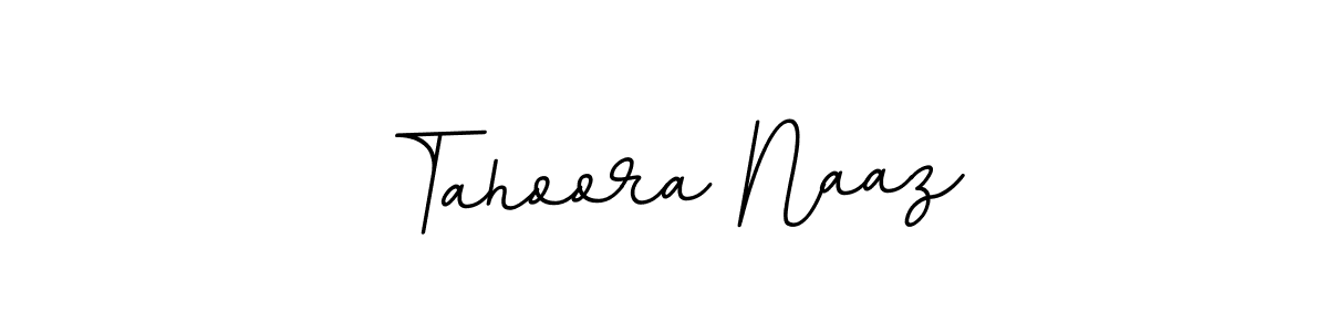 Create a beautiful signature design for name Tahoora Naaz. With this signature (BallpointsItalic-DORy9) fonts, you can make a handwritten signature for free. Tahoora Naaz signature style 11 images and pictures png