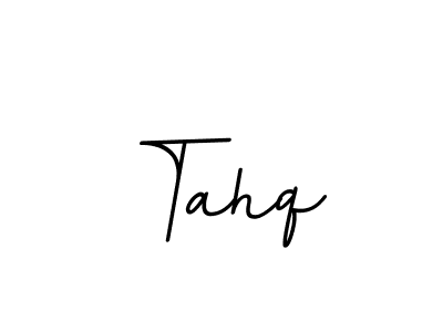 Create a beautiful signature design for name Tahq. With this signature (BallpointsItalic-DORy9) fonts, you can make a handwritten signature for free. Tahq signature style 11 images and pictures png