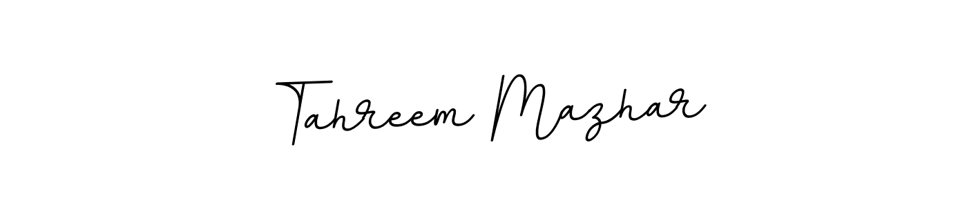 BallpointsItalic-DORy9 is a professional signature style that is perfect for those who want to add a touch of class to their signature. It is also a great choice for those who want to make their signature more unique. Get Tahreem Mazhar name to fancy signature for free. Tahreem Mazhar signature style 11 images and pictures png