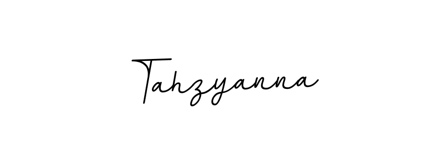 Tahzyanna stylish signature style. Best Handwritten Sign (BallpointsItalic-DORy9) for my name. Handwritten Signature Collection Ideas for my name Tahzyanna. Tahzyanna signature style 11 images and pictures png