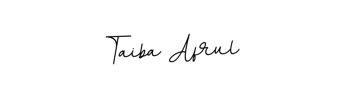 Design your own signature with our free online signature maker. With this signature software, you can create a handwritten (BallpointsItalic-DORy9) signature for name Taiba Afrul. Taiba Afrul signature style 11 images and pictures png