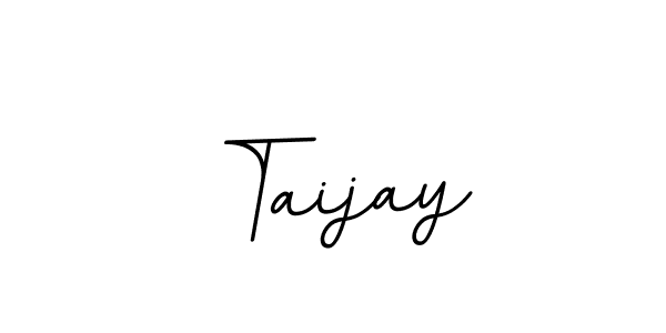 Create a beautiful signature design for name Taijay. With this signature (BallpointsItalic-DORy9) fonts, you can make a handwritten signature for free. Taijay signature style 11 images and pictures png