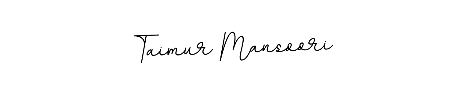 Make a beautiful signature design for name Taimur Mansoori. With this signature (BallpointsItalic-DORy9) style, you can create a handwritten signature for free. Taimur Mansoori signature style 11 images and pictures png