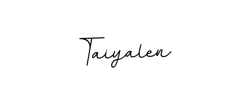 Similarly BallpointsItalic-DORy9 is the best handwritten signature design. Signature creator online .You can use it as an online autograph creator for name Taiyalen. Taiyalen signature style 11 images and pictures png
