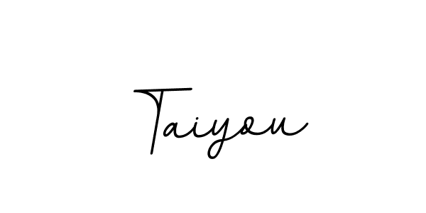 Similarly BallpointsItalic-DORy9 is the best handwritten signature design. Signature creator online .You can use it as an online autograph creator for name Taiyou. Taiyou signature style 11 images and pictures png