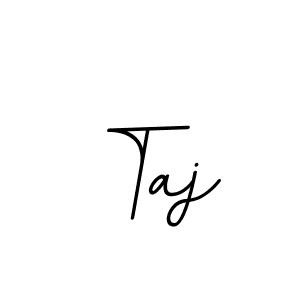 Use a signature maker to create a handwritten signature online. With this signature software, you can design (BallpointsItalic-DORy9) your own signature for name Taj. Taj signature style 11 images and pictures png