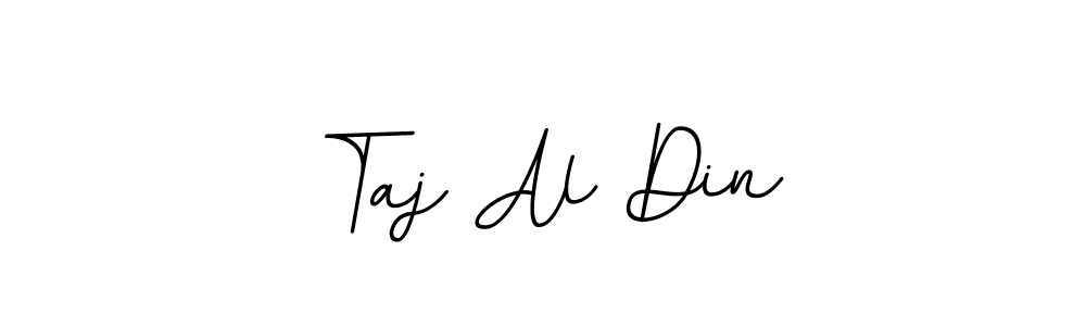 Create a beautiful signature design for name Taj Al Din. With this signature (BallpointsItalic-DORy9) fonts, you can make a handwritten signature for free. Taj Al Din signature style 11 images and pictures png