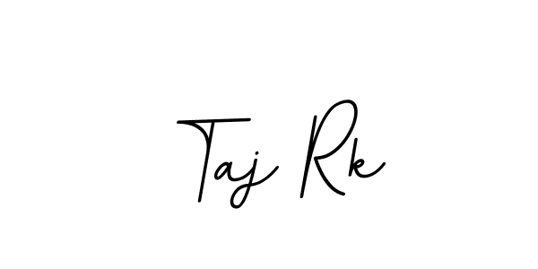 The best way (BallpointsItalic-DORy9) to make a short signature is to pick only two or three words in your name. The name Taj Rk include a total of six letters. For converting this name. Taj Rk signature style 11 images and pictures png