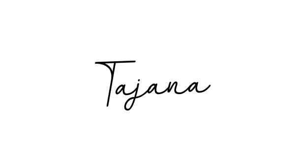 Design your own signature with our free online signature maker. With this signature software, you can create a handwritten (BallpointsItalic-DORy9) signature for name Tajana. Tajana signature style 11 images and pictures png