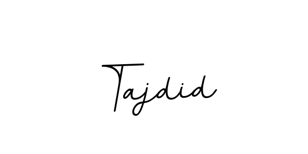This is the best signature style for the Tajdid name. Also you like these signature font (BallpointsItalic-DORy9). Mix name signature. Tajdid signature style 11 images and pictures png