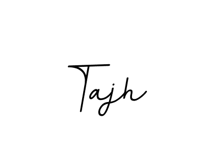 Design your own signature with our free online signature maker. With this signature software, you can create a handwritten (BallpointsItalic-DORy9) signature for name Tajh. Tajh signature style 11 images and pictures png