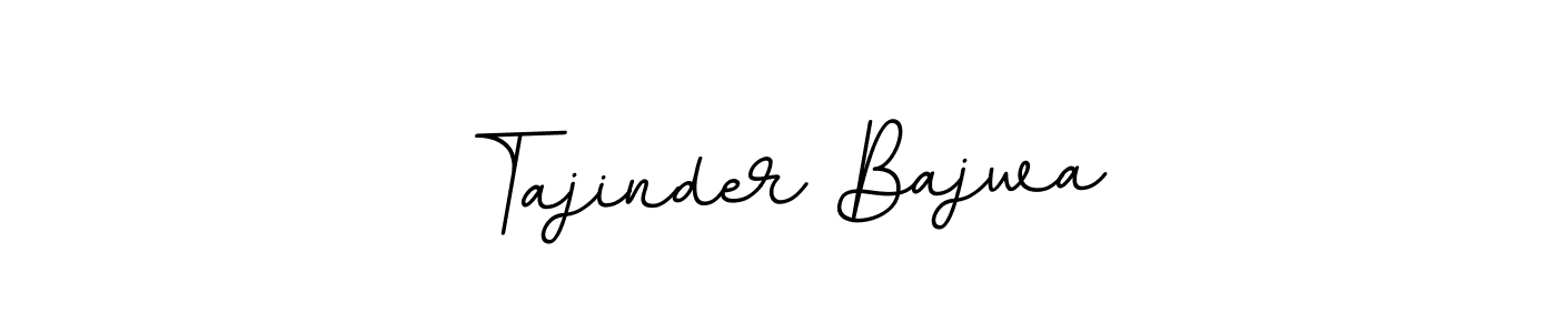 Design your own signature with our free online signature maker. With this signature software, you can create a handwritten (BallpointsItalic-DORy9) signature for name Tajinder Bajwa. Tajinder Bajwa signature style 11 images and pictures png