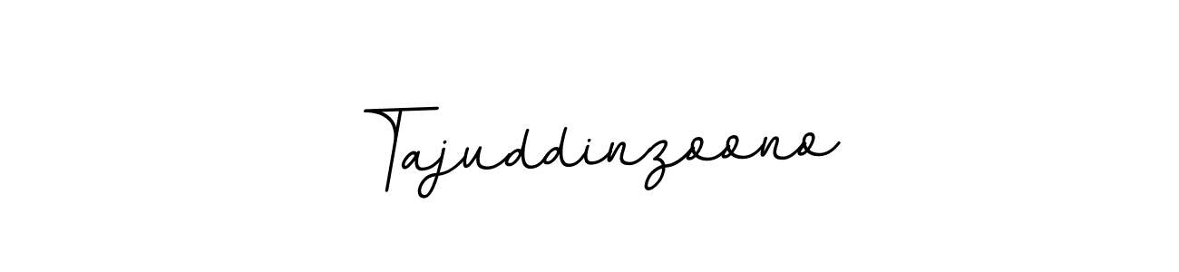 Make a beautiful signature design for name Tajuddinzoono. With this signature (BallpointsItalic-DORy9) style, you can create a handwritten signature for free. Tajuddinzoono signature style 11 images and pictures png