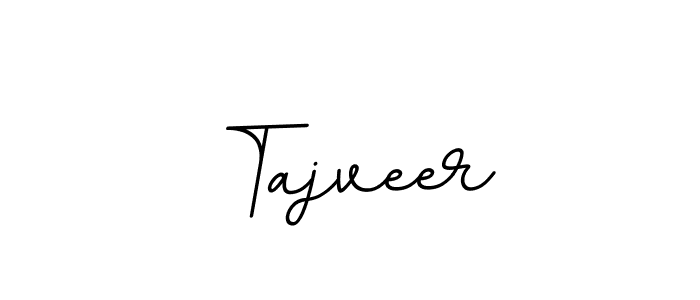 How to make Tajveer name signature. Use BallpointsItalic-DORy9 style for creating short signs online. This is the latest handwritten sign. Tajveer signature style 11 images and pictures png